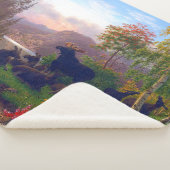 スウェ威厳のあるーデンの秋の風景を満喫 シェルパブランケット (3/4)