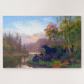 スウェ威厳のあるーデンの秋の風景を満喫 ジグソーパズル (横)