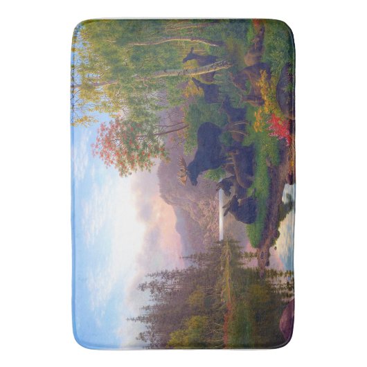 スウェ威厳のあるーデンの秋の風景を満喫 バスマット (正面縦)