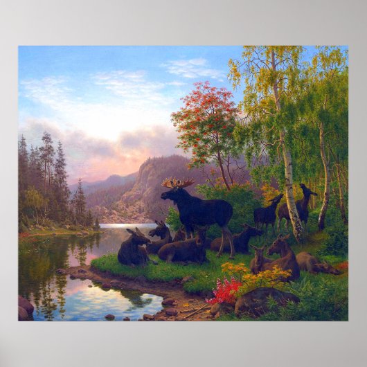 スウェ威厳のあるーデンの秋の風景を満喫 ポスター (正面)