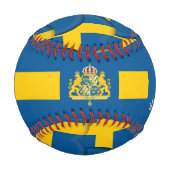 スウェ最高のーデンパパ、愛国心、スウェーデン国旗 野球ボール (裏面)