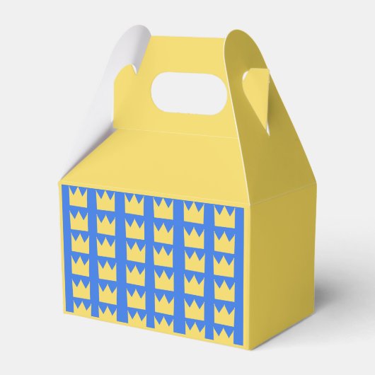 スウェ王室のーデンの王冠キャンディと フェイバーボックス (正面サイド)