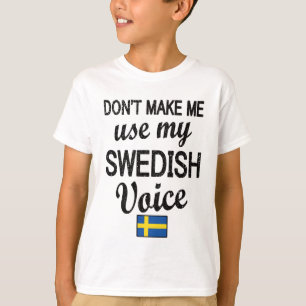 スウェ誇りを持ったーデンルーツスウェーデン国旗スウェーデン伝統 Tシャツ