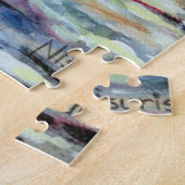 スウェ静かーデンの冬の満月 ジグソーパズル (側面)