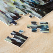 スウェ静かーデンの冬の満月 ジグソーパズル (側面)