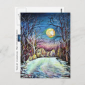 スウェ静かーデン夜 ポストカード (正面/裏面)