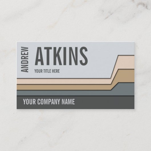 スウォッチ[グレースケールV.4] 名刺 (正面)