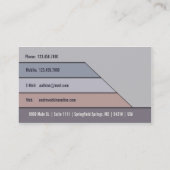 スウォッチ[グレースケールV.6] 名刺 (裏面)