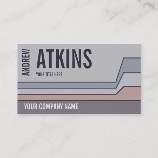 スウォッチ[グレースケールV.6] 名刺 (正面)