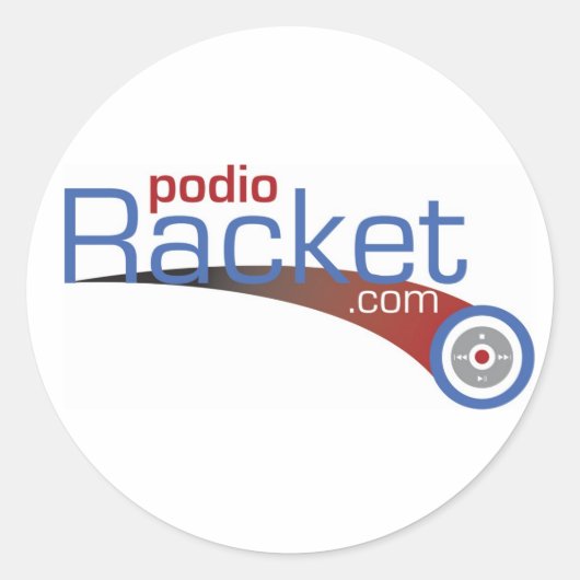 スウッシュステッカー ラウンドシール (正面)