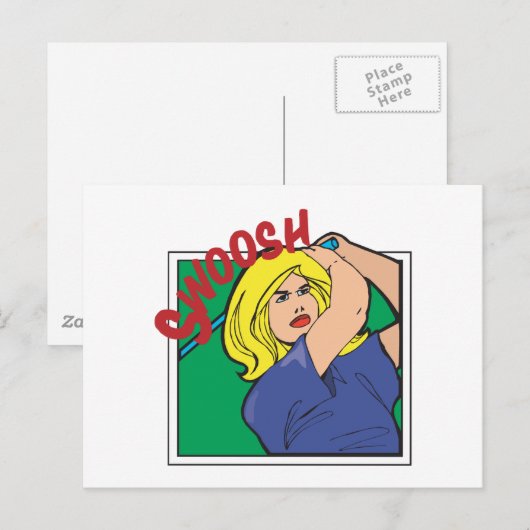 スウッシュ ポストカード (正面/裏面)
