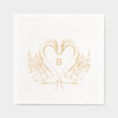 スウパーソナライズされたン結婚ズ 箔ナプキン (正面)