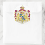 スウ素晴らしェーデンの紋章 ラウンドシール (バッグ)