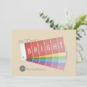 スウ絵を描ィート企業の/ビジネスメリーと明るい シーズンカード (スタンド正面)