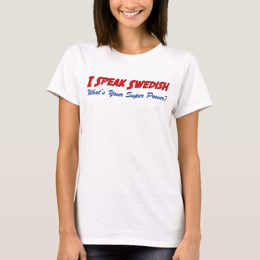 スウ話ェーシすごいン電力 Tシャツ (正面)