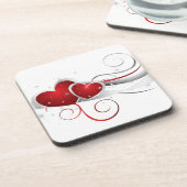 スウ赤と白シュハート コースター (左側)