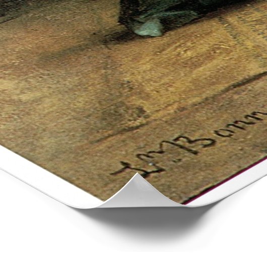 スエズ理容師1876年 ポスター (角)