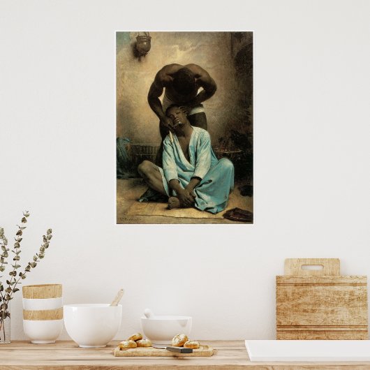 スエズ理容師1876年 ポスター (キッチン)