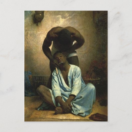 スエズ理容師byボナント ポストカード (正面)