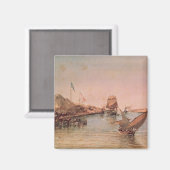 スエズ運河で出荷 マグネット (正面/裏面)