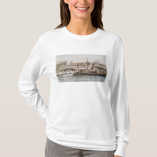 スエズ運河の就任式 Tシャツ (正面)