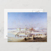 スエズ運河の開業 ポストカード (正面/裏面)