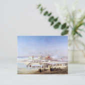 スエズ運河の開業 ポストカード (スタンド正面)