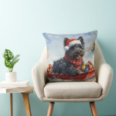 スエッジクリスマスのブービアデフランドレスドッグ クッション (椅子)