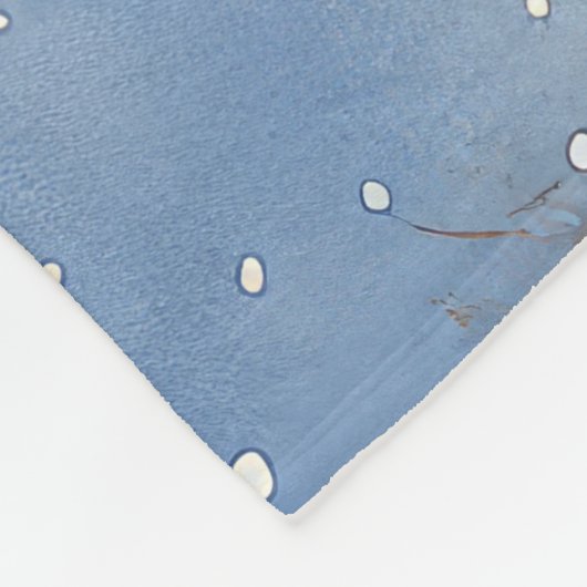 スエッジクリスマスのブービアデフランドレスドッグ フリースブランケット (角)