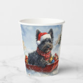 スエッジクリスマスのブービアデフランドレスドッグ 紙コップ (裏面)