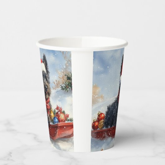 スエッジクリスマスのブービアデフランドレスドッグ 紙コップ (左)