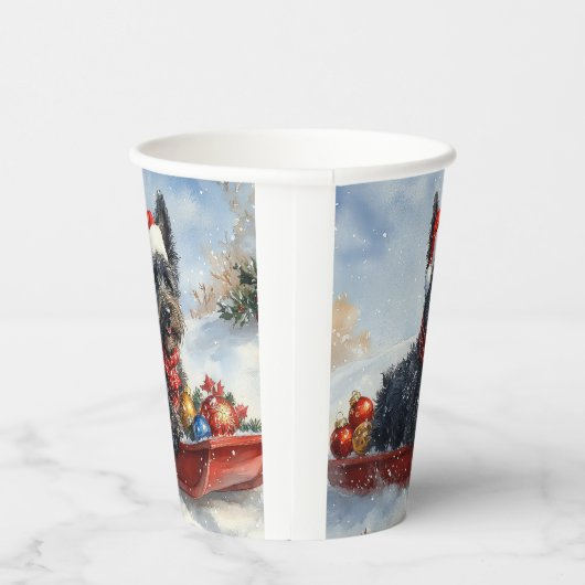 スエッジクリスマスのブービアデフランドレスドッグ 紙コップ (右)