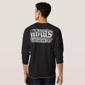 スエットシャツ上のPanzer VIII Mausの引き スウェットシャツ (裏面フル)