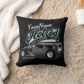 スエデパーソナライズされたセダン改造スピードショップガレージ クッション (ブランケット)