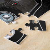 スエデパーソナライズされたセダン改造スピードショップガレージ ジグソーパズル (側面)