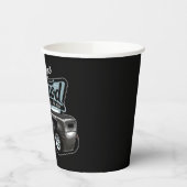 スエデパーソナライズされたセダン改造スピードショップガレージ 紙コップ (左)