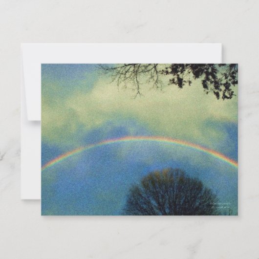 スエラットスタイルレインボー招待 招待状 (正面)