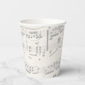 スエレガントクリプト付き音楽ノート 紙コップ (裏面)