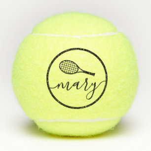 スエレガントクリプト名パーソナライズされたTennis Balls テニスボール