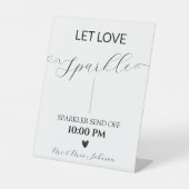 スエレガントクリプト結婚のスパーラーの送信オフ 台座サイン (正面)