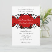 スエレガントク結婚ロールズ 招待状 (スタンド正面)