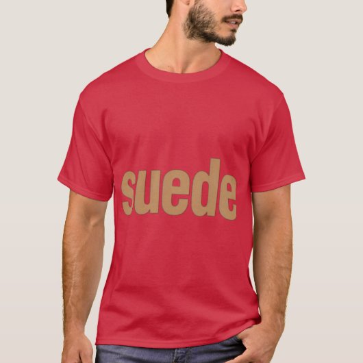 スエードのガールフレンド Tシャツ (正面)