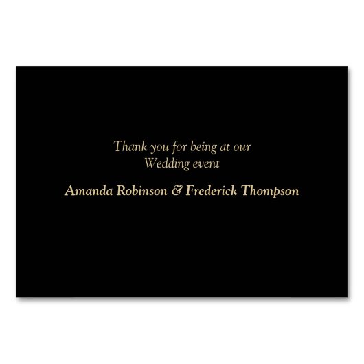 スエードのテーブルカード（蒸気機関風の結婚式） テーブルナンバー (裏面)