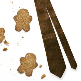 スエードシームのレザー・両面 ネクタイ