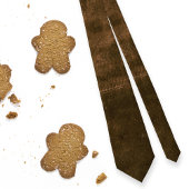 スエードシームのレザー・両面 ネクタイ