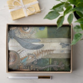 スエームパンクゴシックスカラブトのデコパージュ 薄葉紙 (ギフト)