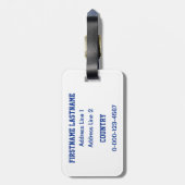 スオミフィンランドカスタムラベル ラゲッジタグ (裏面縦)