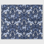 スオミフィンランドフォークアートトナカイ ラッピングペーパー (フラット)