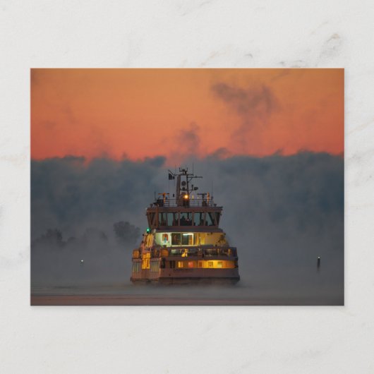 スオメンリンナフェリーの土産はがき ポストカード (正面)