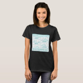 スカが好きなPCゲーマー男子 Tシャツ (正面フル)